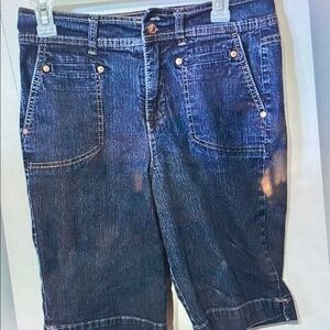 Women's Blue Denim Shorts